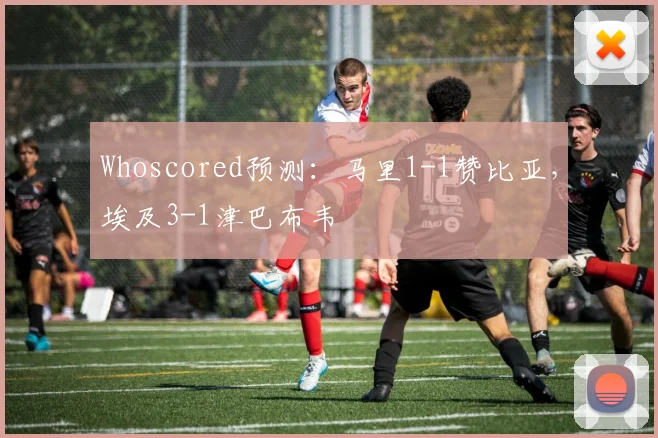 Whoscored预测：马里1-1赞比亚，埃及3-1津巴布韦