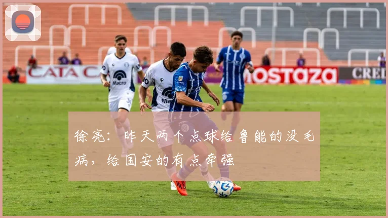 徐亮：昨天两个点球给鲁能的没毛病，给国安的有点牵强