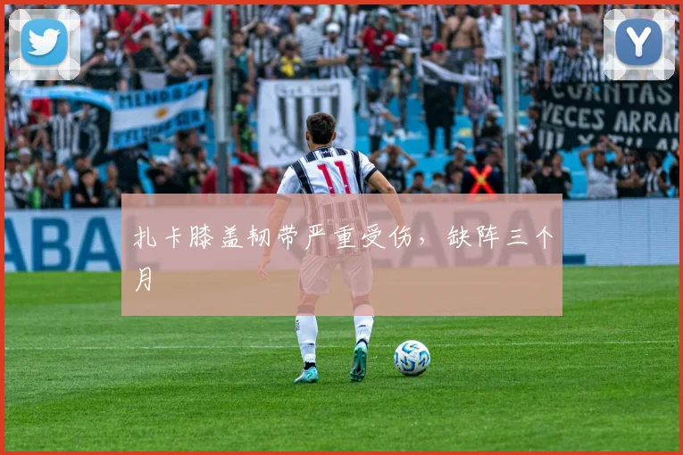扎卡膝盖韧带严重受伤，缺阵三个月