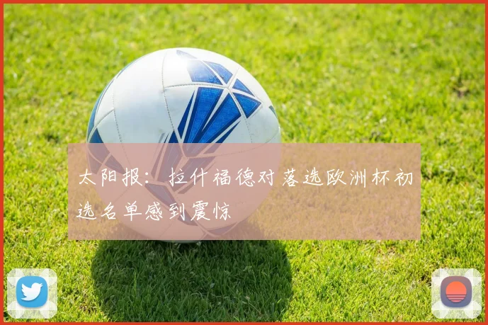 太阳报：拉什福德对落选欧洲杯初选名单感到震惊